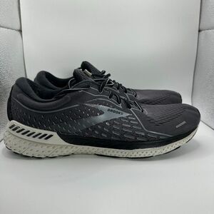 Brooks Adrenaline 21 Shoes Mens Size 11 D Black Gray Running Cushioned #584